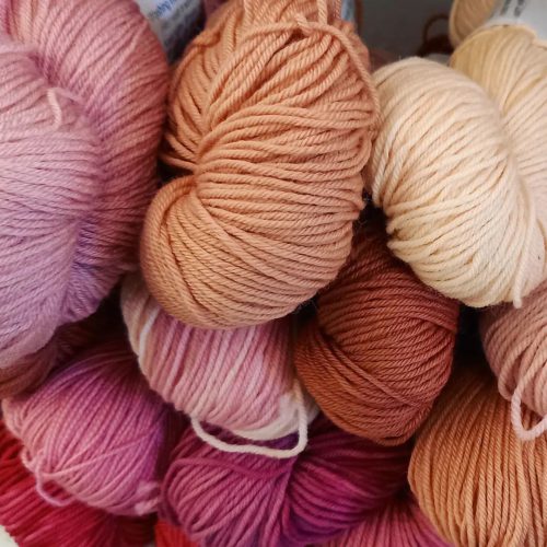 Suzanne Borrett, Hand-spun Dyed Wool Yarn